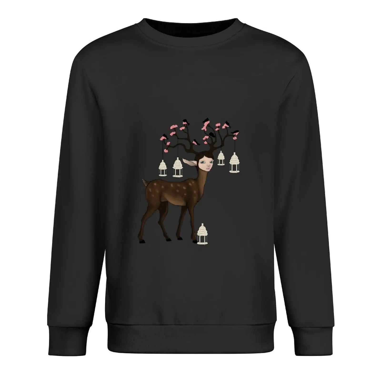 

The Happy Springtime Deer! Pullover men's clothes korean style clothes men clothing men's sweat-shirt new in sweatshirts