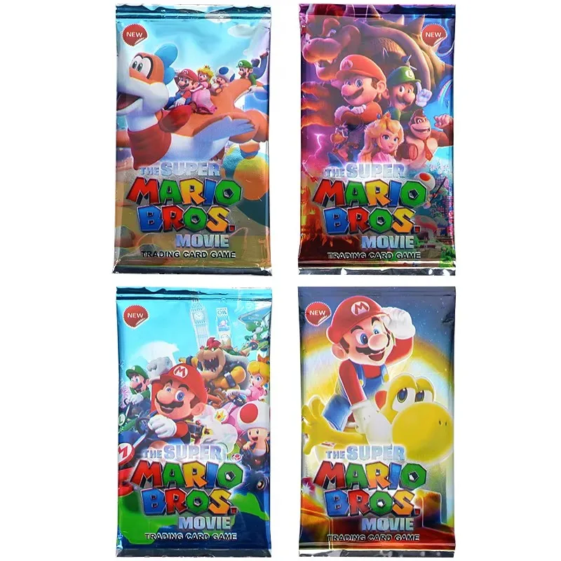 

2024 The New Super Mario Luigi Game Battle Carte Trading Cards Toy For Kids