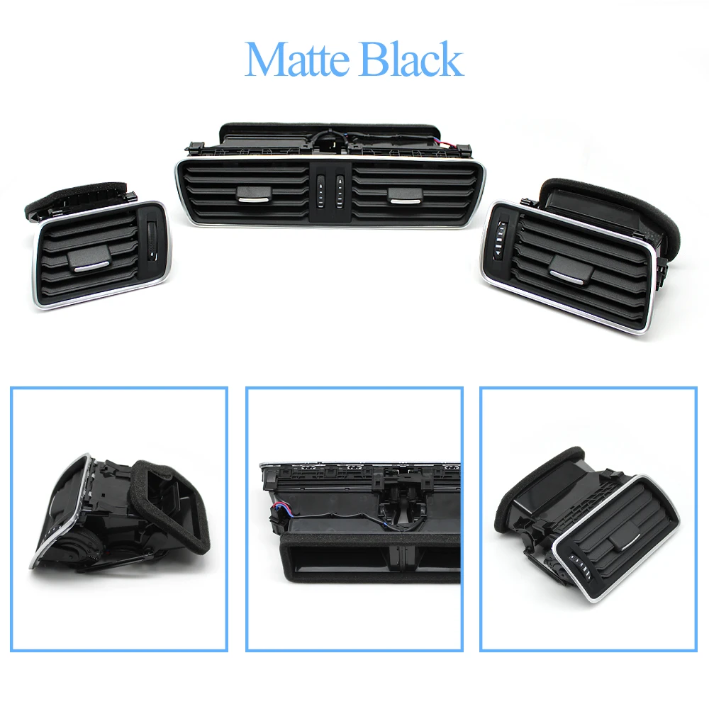 ​Car Dashboard Front Left Right Middle Air Conditioner AC Vent Grille Assembly For VW Passat B6 B7 CC 3AD819702A 3AD819728A