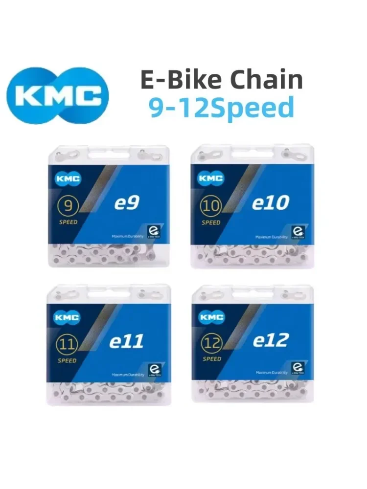 AliExpress KMC E-Bike Chain e9 e10 e11 e12 Bicycle Chains Electric bicycle chains 9/10/11/12 Speed 136L orignal box