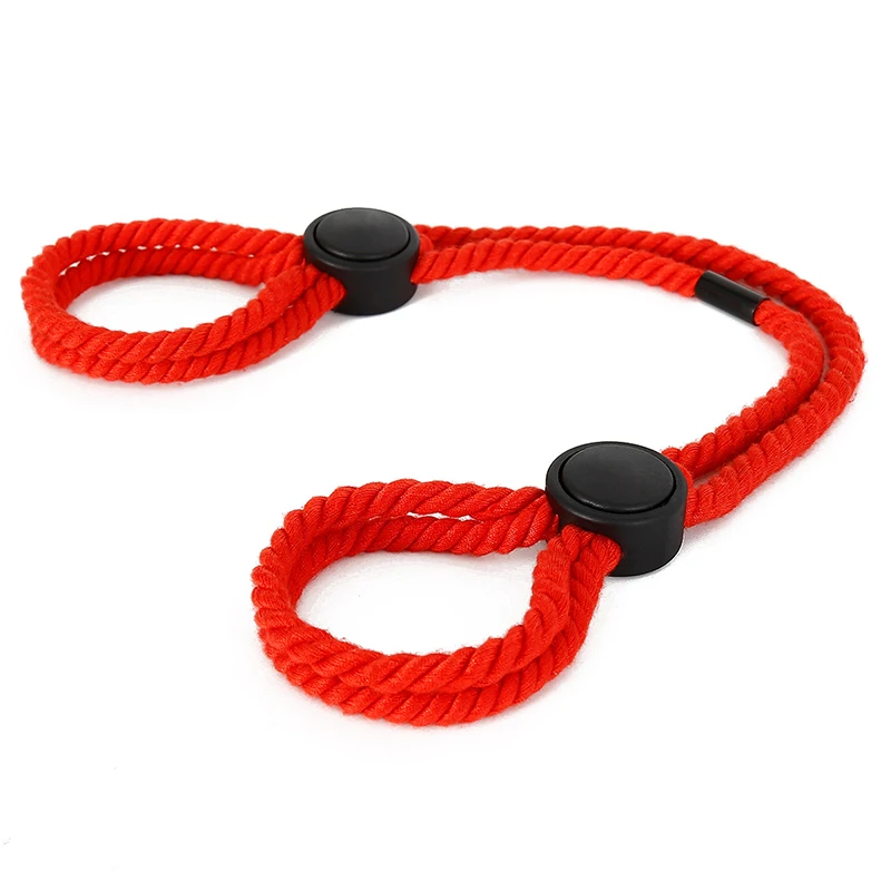 Cotton Rope Cuffs Handcuffs Ankle Cuff Restraints Bondage Bracelet BDSM Fetish Adult Sex Toys for Co