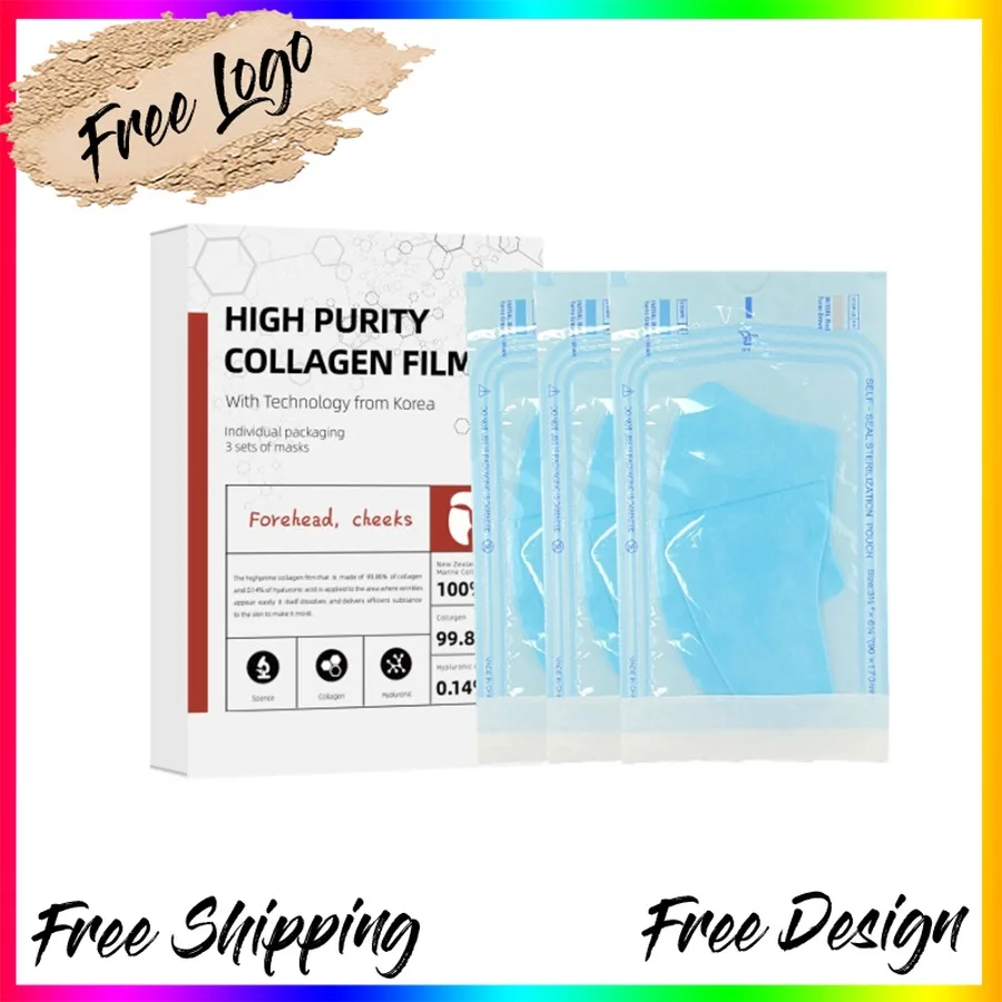 

Private Label Hydrolyzed Collagen Filler Soluble Facial Mask Moisturizing Hydrating Brighten Anti-wrinkle Nourishing Face Mask