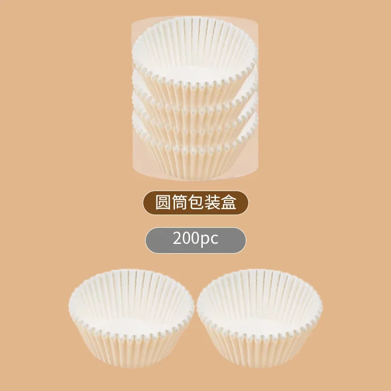 Бумажный стаканчик для торта Чашка для маффинов Держатель для бумаги с медом для снега Нижний держатель, круглый бумажный стаканчик для выпечки, устойчивый к высоким температурам держатель для хлеба