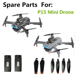 3.7V 1800mAh/ 3600mAh akumulator/śmigło klon liść do P15 Mini Drone P15 części do dronów