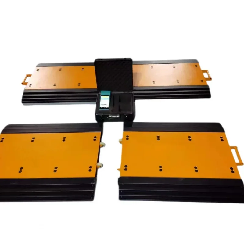 Wireless Portable Split Scale Portable Truck Axle Load Meter Remote Control Electronic Size Printing Scale Sheet
