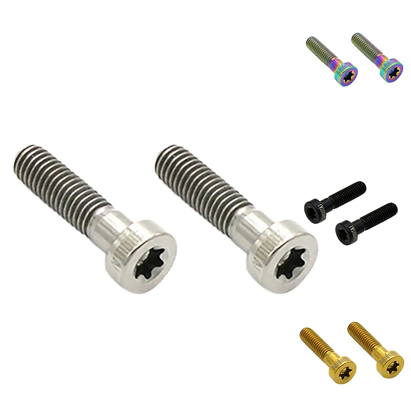 Bike Oil Brake TC4 Titanium Alloy Screw For SHIMANO XT M8000/9000/9020 Bicycle Accessories