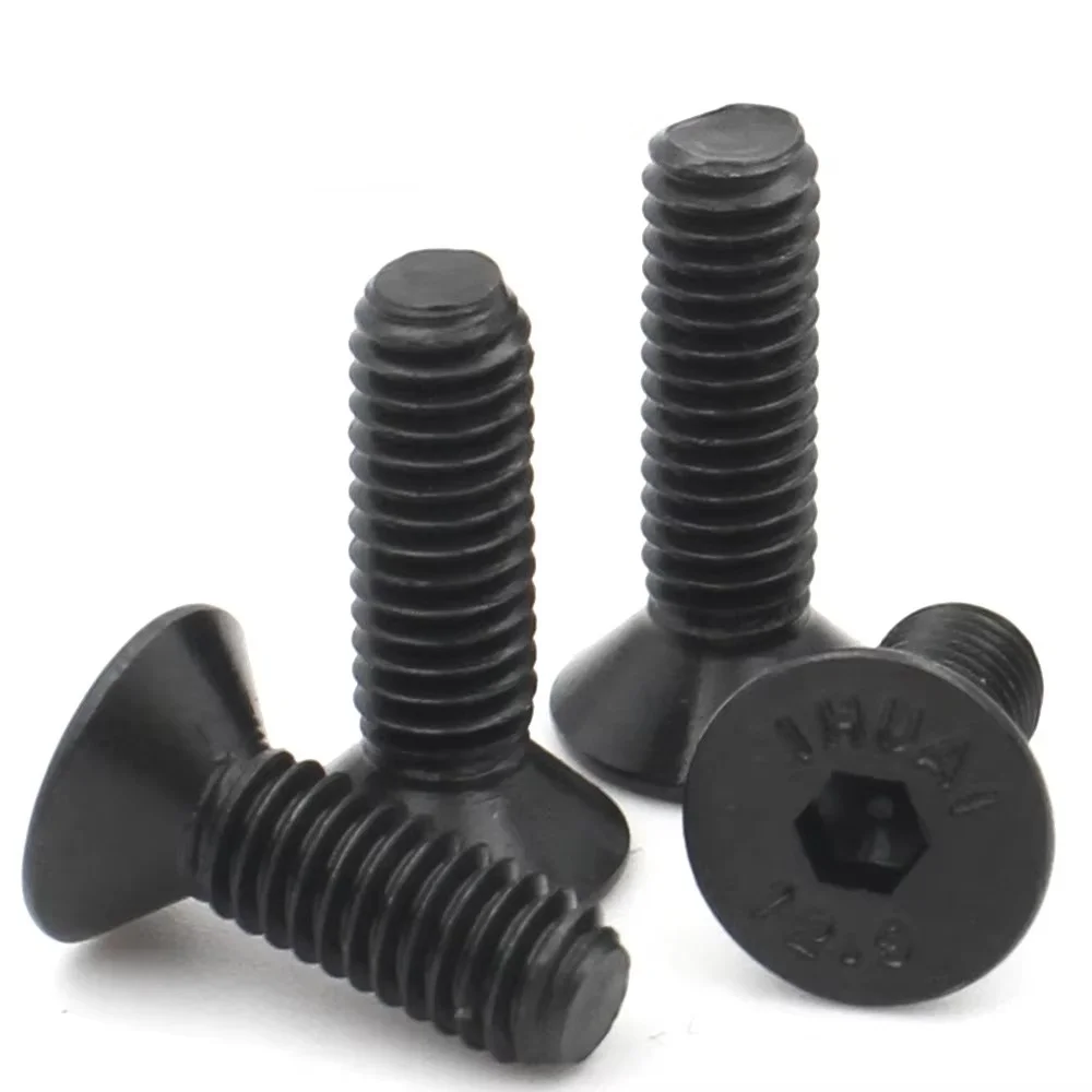 

2-50PCS Grade 10.9 Steel Hex Socket Countersunk Head Machine Screws DIN7991 standard M1.6-M10