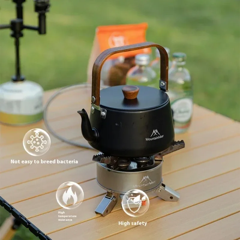 

Чайник из алюминиевого сплава, ультралегкий портативный мини-чайник для кемпинга, самостоятельного вождения N1Y8N4