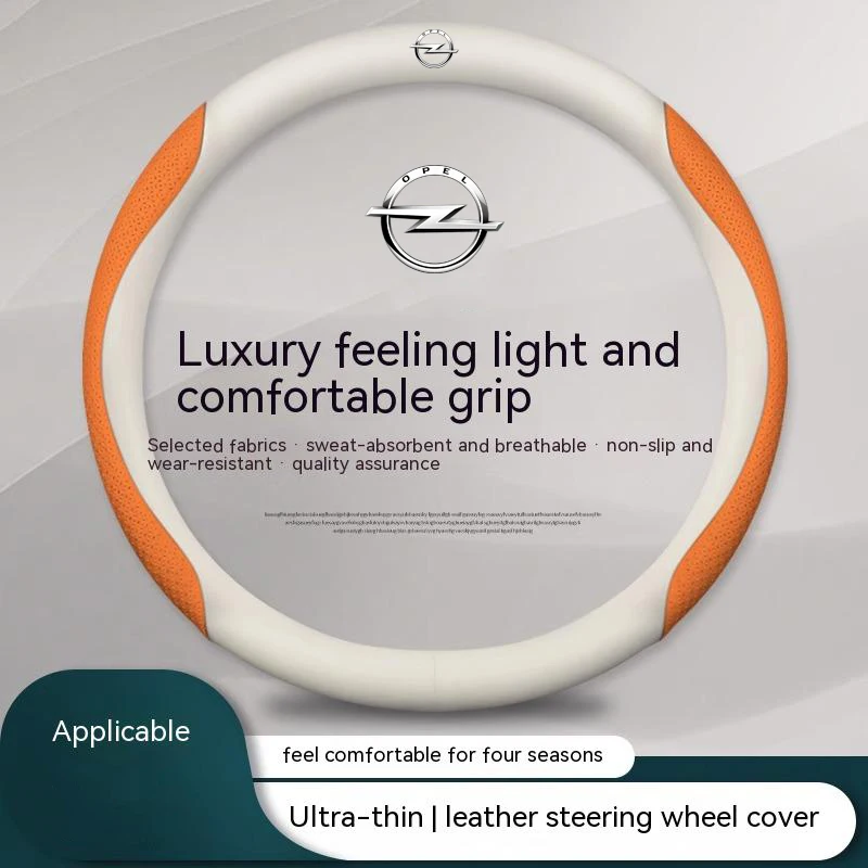 Car Steering Wheel Cover For Opel Astra Corsa Grandland Insignia Mokka Vectra GTC Tigra Vivaro Zafira Combo Vivaro GTC Delica - view 4