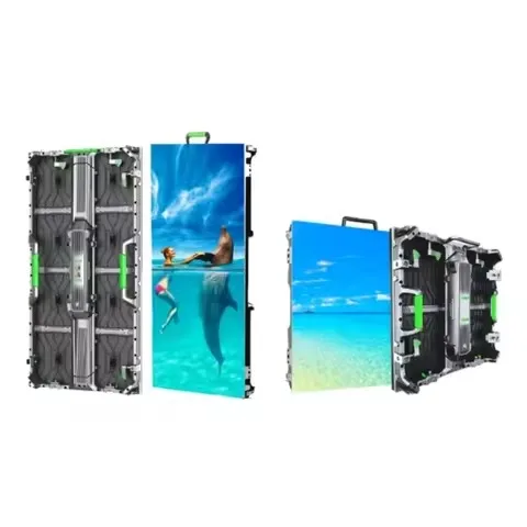 LEDOutdoor Custom Waterproof Roll-up Display ScreenHigh Brightness Wall Panel Digital Screen Outdoor Easy Install D
