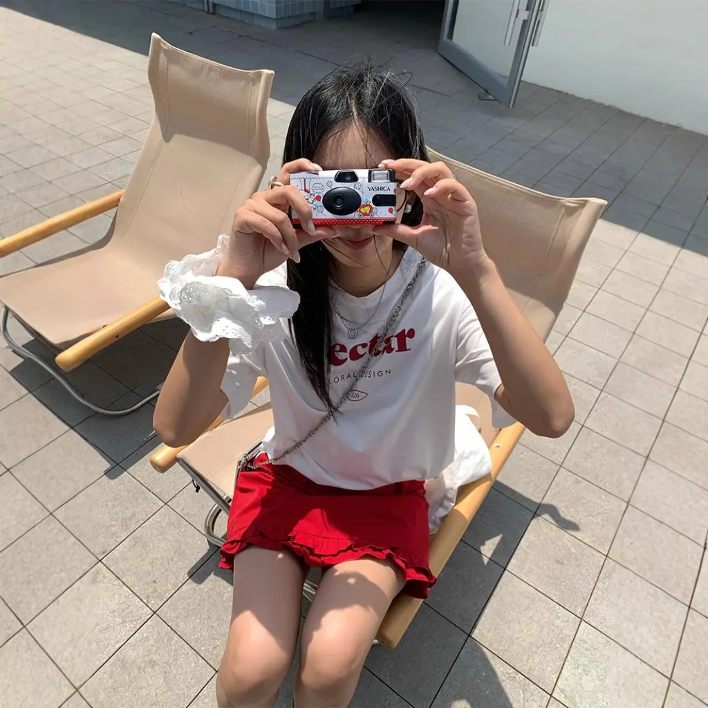 

Korean Style High Waist A-Shape Short Skirt for Women Anti-Exposure Slimming Design Huang Zheng Fashion 520605