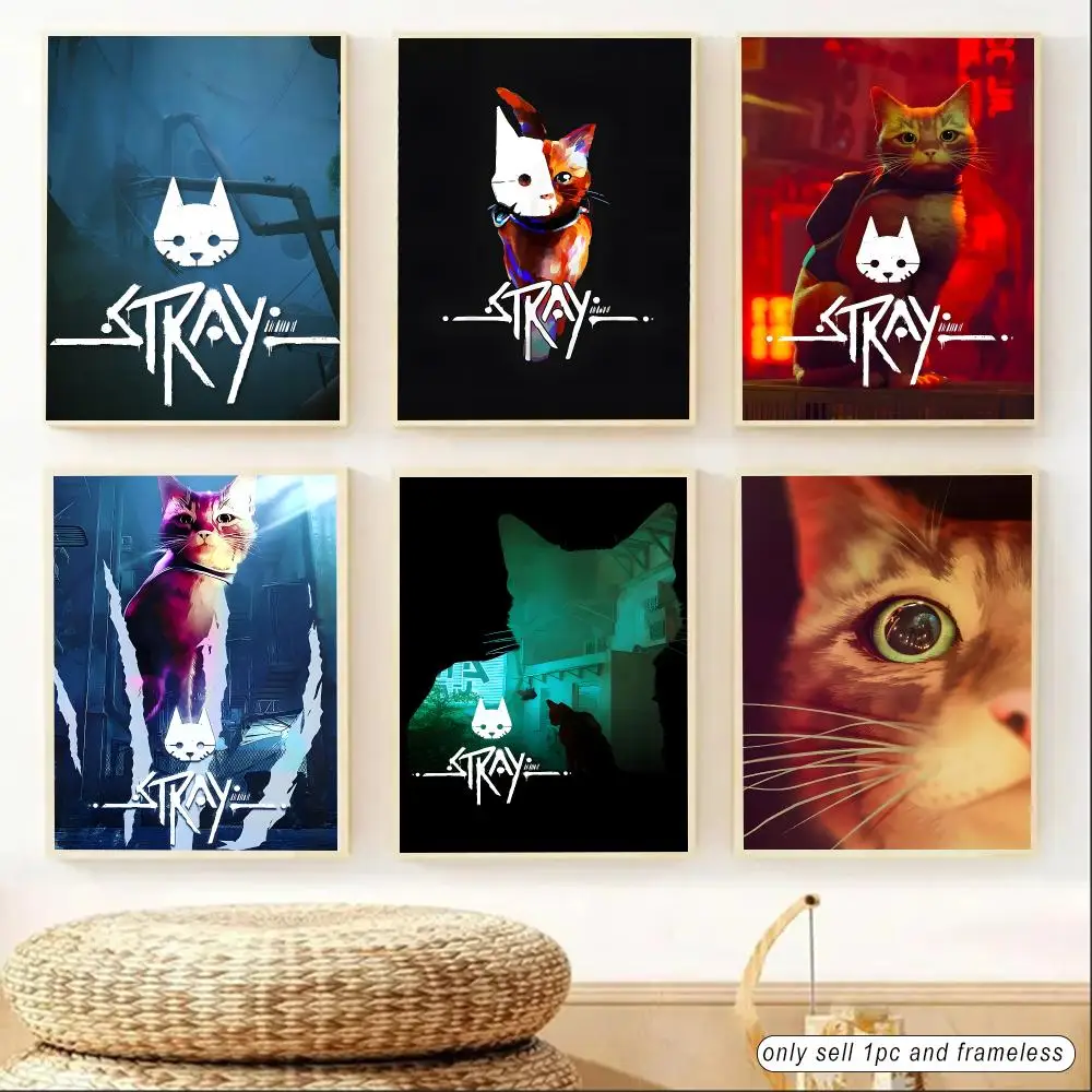Game Fashion S-stray Poster Sticky Poster Home Office Wall Bedroom Living Room Kitchen Decoration Painting