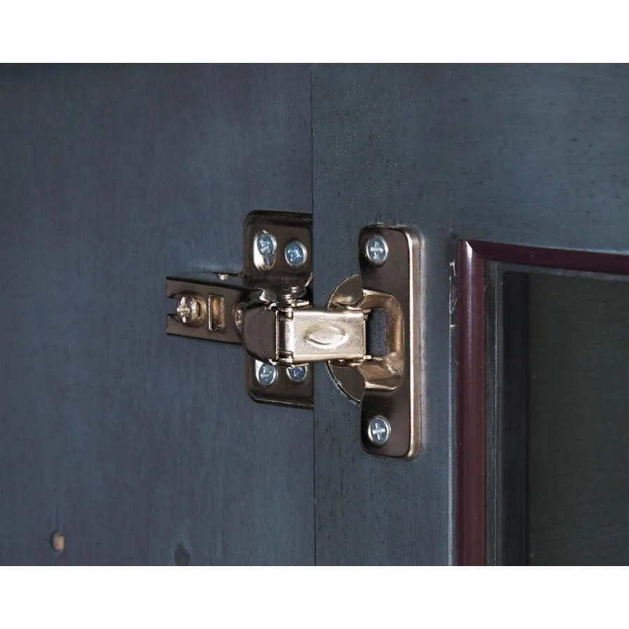 Bridgevine Home Americana 86 in Fireplace TV Stand for TVs up to 95 inches Corduroy Blue Finish