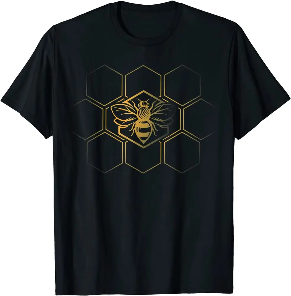 Beekeeping Honeycomb Love For Bees, Beekeeper T-Shirt Unisex T-shirts For Man Woman Short Summer Tees Casual Cotton