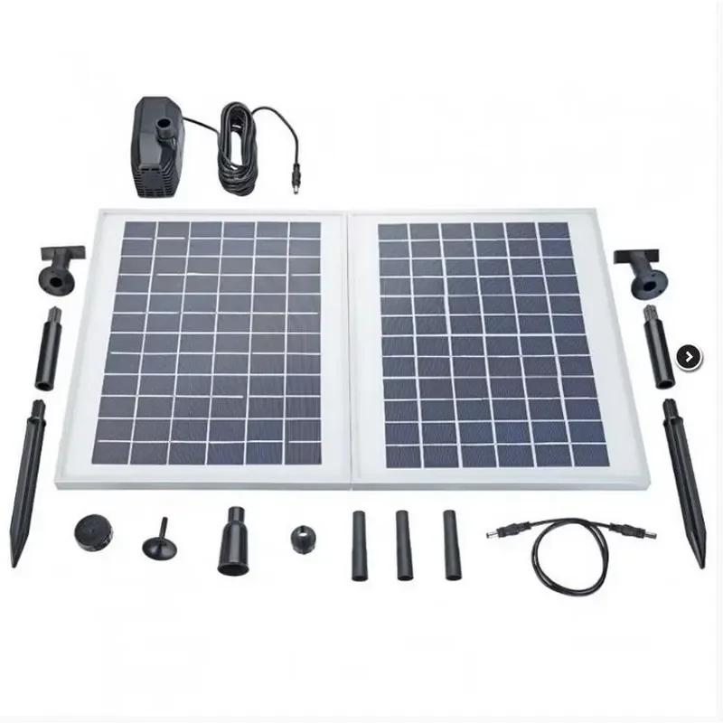 Solar Water Pump Fountain Kit with Power Panel for Garden Pond Pool Diving Feature Outdoor Decoration Submersible Solar