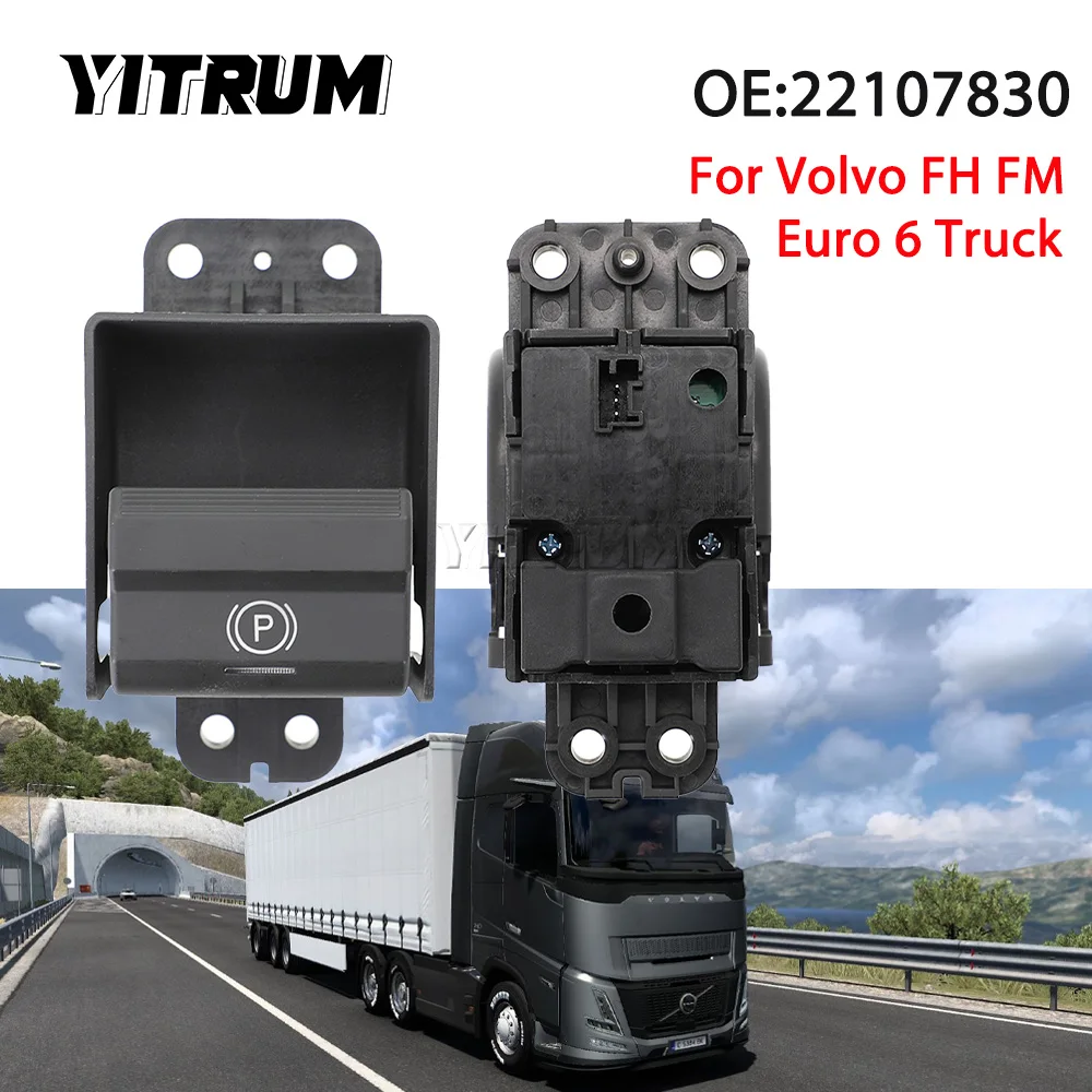 

YITRUM электронный автоматический ручной тормоз, кнопка парковки для Volvo FH FM EURO6 23126245 22107830 22009157 21790990 21669996