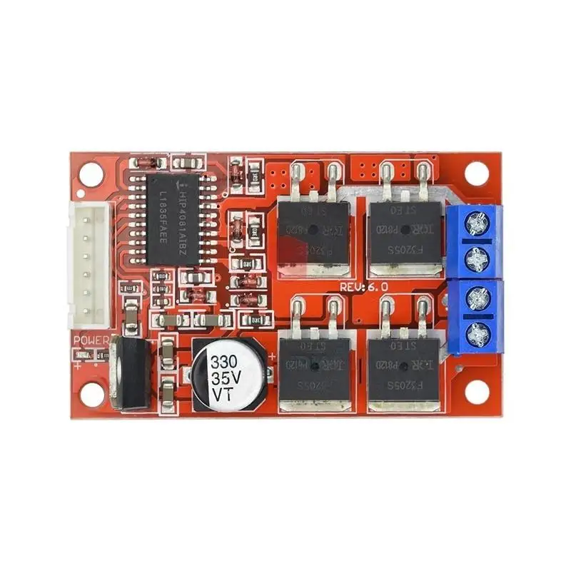 450W High-Power DC Motor Driver Board, Full PWM / Forward / Reverse / Brake, 12V/24V/36V