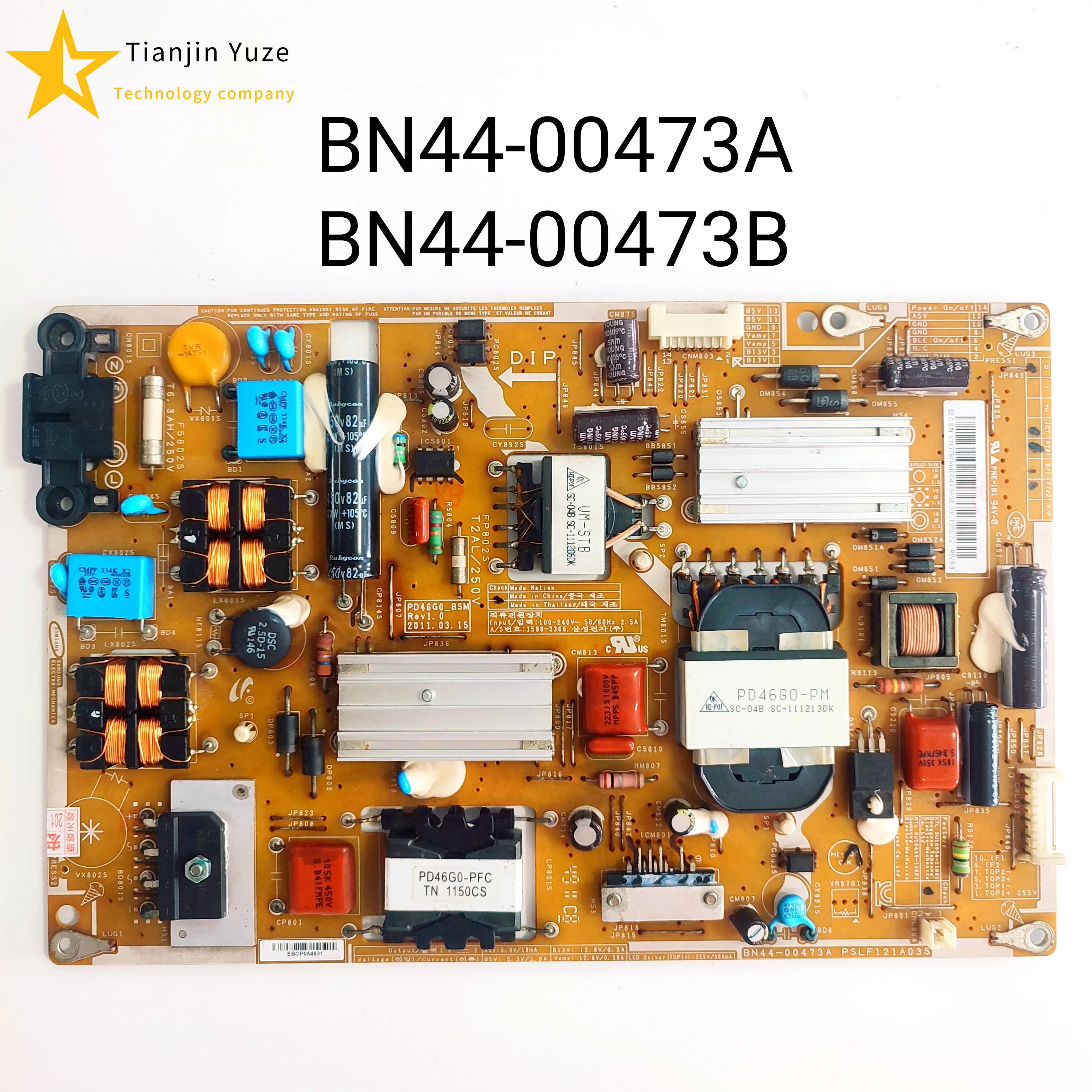 PSU POWER SUPPLY BOARD BN44-00473A = BN44-00473B PSLF121A03S FOR 40 Inch TV UE40D5003BW UA40D5000PR UN40D5003PR UN40D5005BFXZA