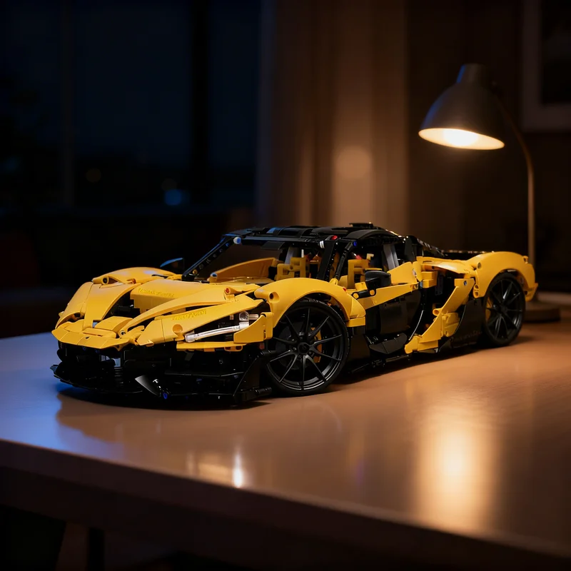 

3442 детали MOC McLarenesd W1: Техническая модель из строительных блоков, креативный подарок, коллекционный декор для детей и взрослых, для дома и офиса