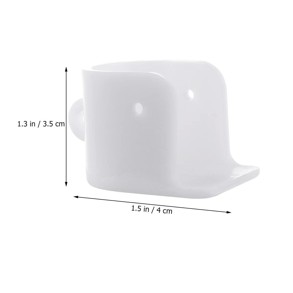 

10pcs Rod Wall Mounting Holder Mounted Plastic Curtain Pole Holder For Drapery Window Curtain Support Hardware