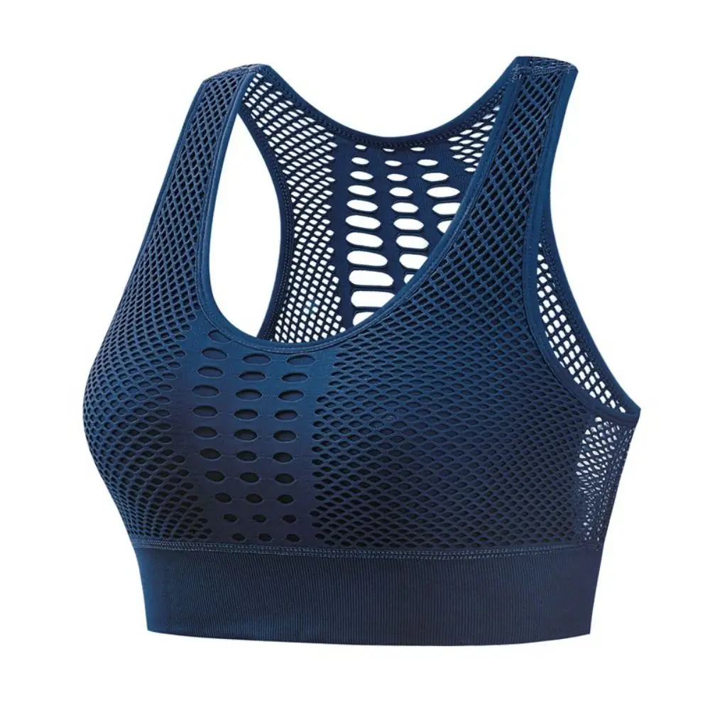 

Female High Shockproof Women Active Bra Breathable Quick-drying Sports Bra Hollow Out Comfortable Yoga Top Vest Yoga