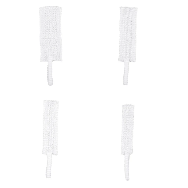 10 Pieces Disposable Head Cover Surgical Elastic Mesh Caps Bandage Mesh Cover Breathable Mesh Head Bandage for Hospital