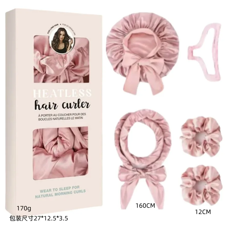 

No-Heat Sleep Braided Hair Tie Butterfly Knot Curling Iron Lazy Person Large Wave Hair Band Beauty Tool Hair Accessories