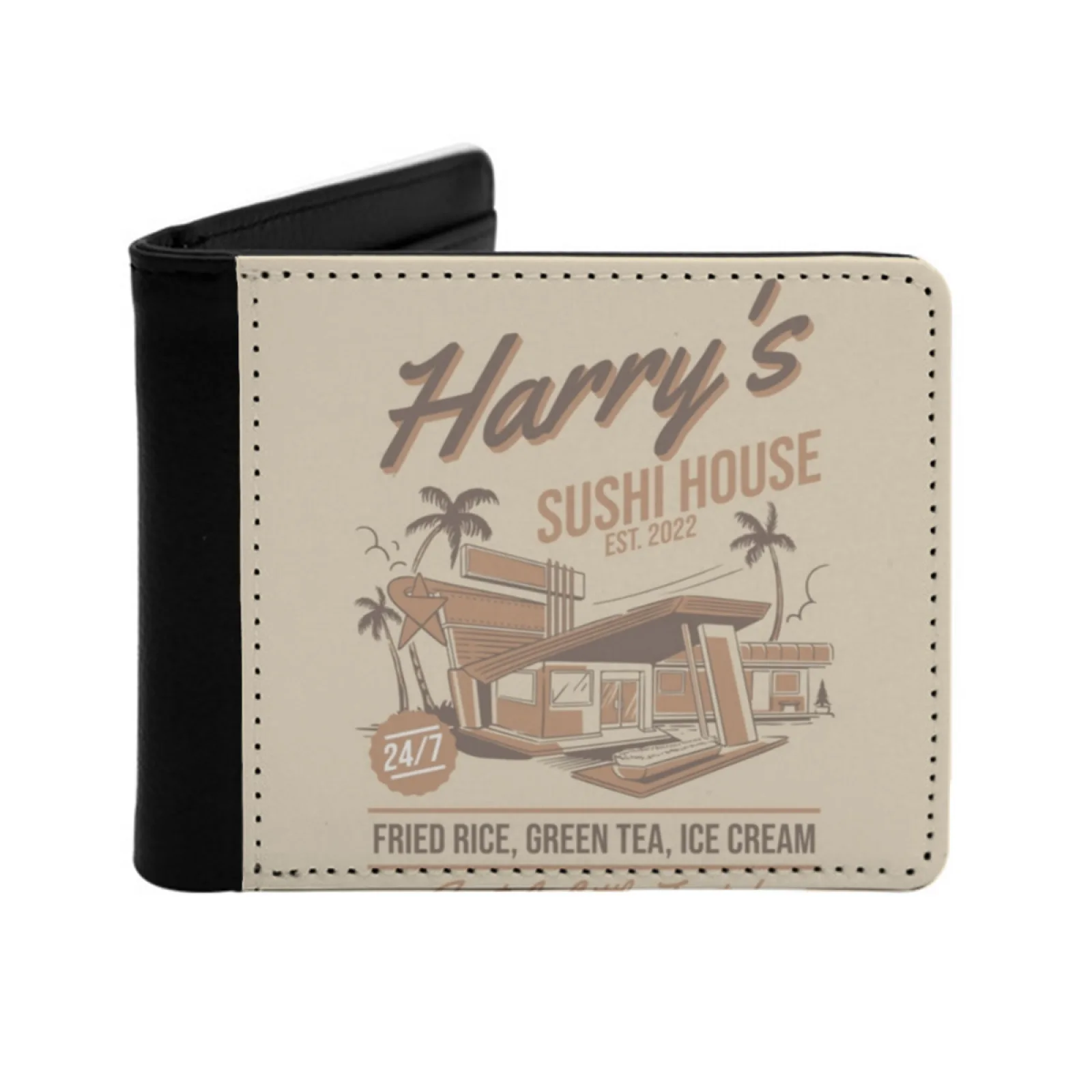 Harrys House Hs3 Hs Fine Line Music For A Sushi Restaurant Song Men's Wallet Pu Leather Wallet Multifunction Credit Card Purse