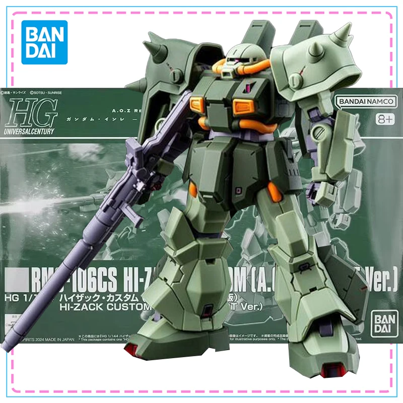 

Bandai Gundam HGUC 1/144 RMS-106CS Hi-Zack Custom (версия RE-BOOT A.O.Z). Аниме фигурка натуральная модель Gundam комплект игрушки подарки
