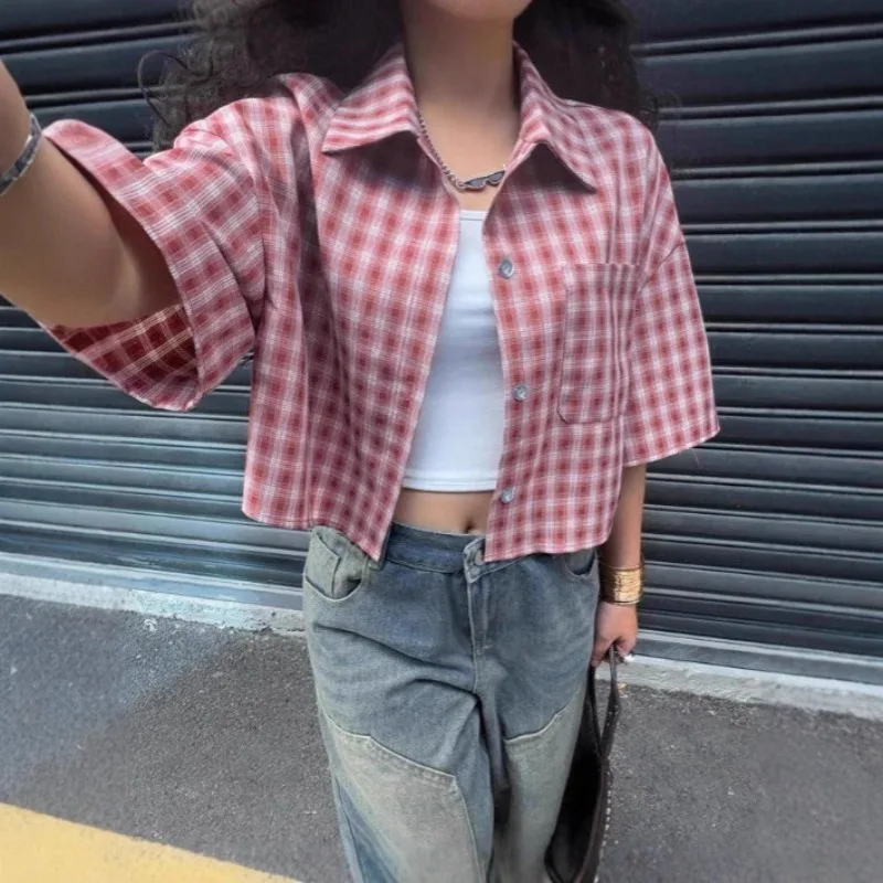 

Spring and Summer 2026 New Women's Short Five-Sleeve Top Women's Shirt