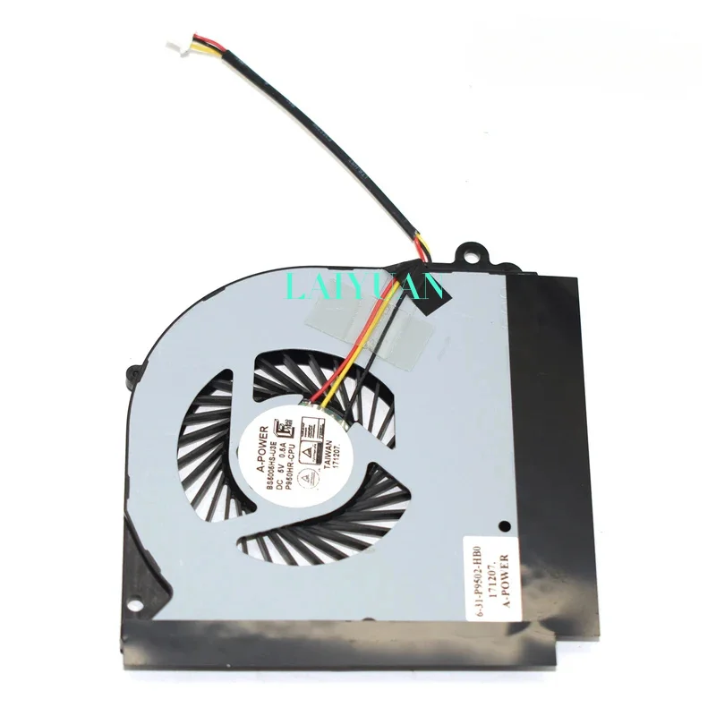 New For Clevo P950 P950HP P950HR CPU FAN BS5005HS-U3E 6-31-P9502-102 3wires