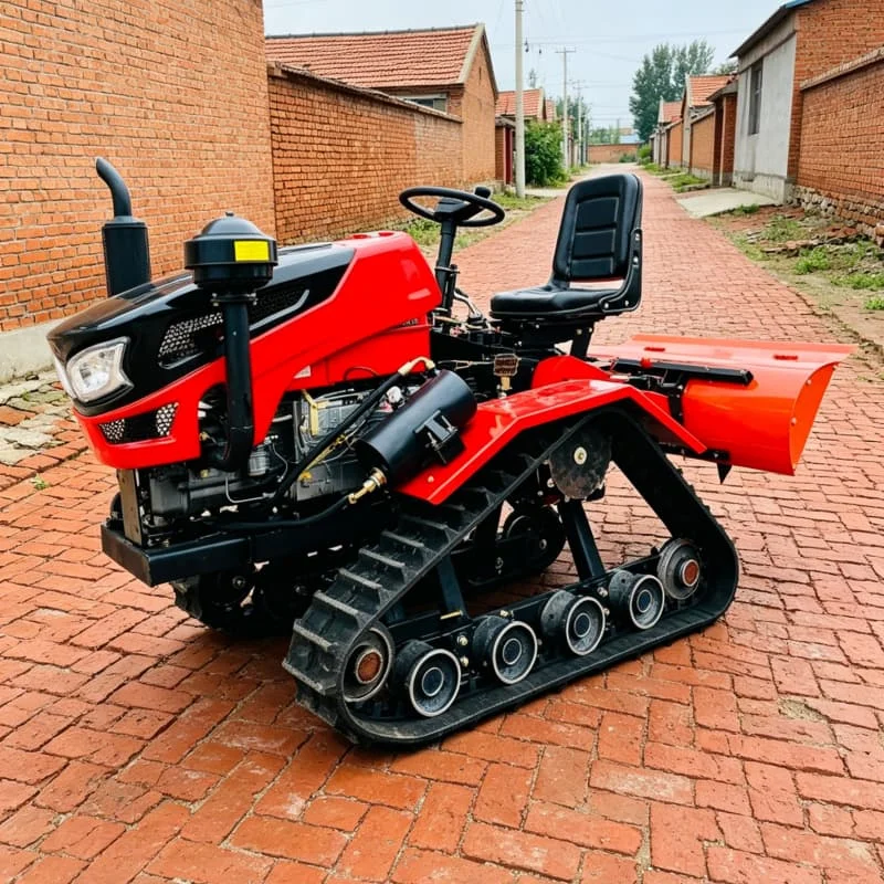 

Customized Hot-selling Cultivation Rotary Tiller of 2026, High-efficiency Mini Tracked Tractor, Farming Mini Cultivator