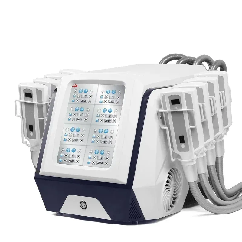 

2026 Professional Portable Cryolipolysis Machine with 8 Handles Fat Freezing Plates for Body Shaping And Slimming Cryo Pads