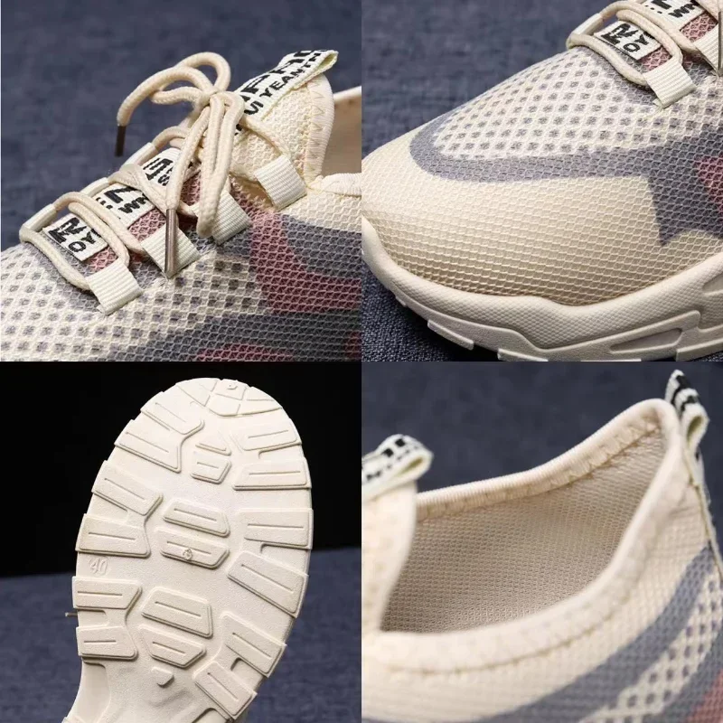 2024 New Women's Sneakers Breathable Platform Shoes Lightweight Running Shoes Fly Woven Mesh Womens Casual Shoes Tenis De Mujer