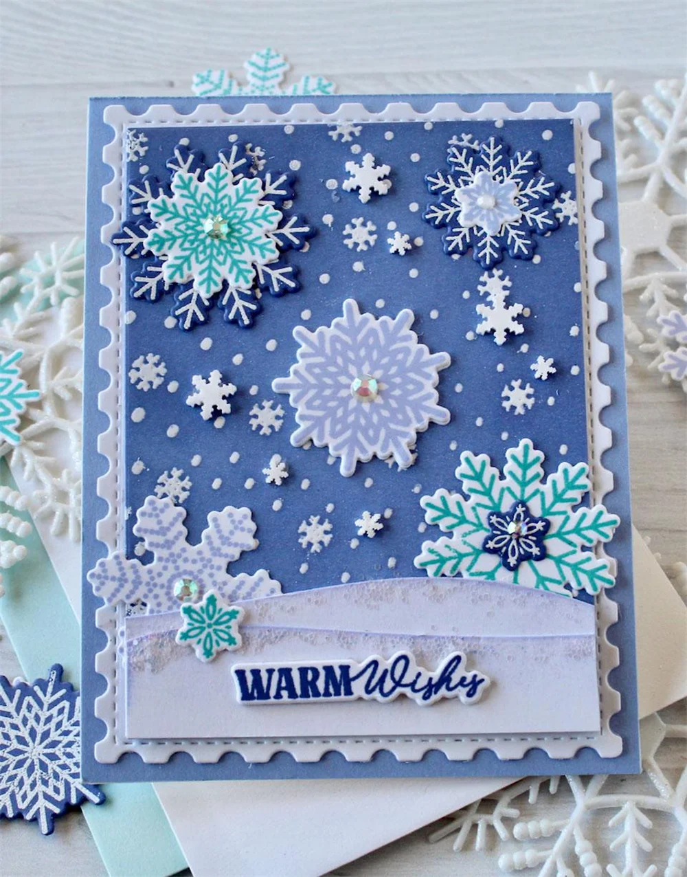 Newest Air Mail Stamp & Die Combo Metal Cutting Dies Stamps Scrapbook Diary Decoration Embossing Cut Dies Template DIY Greeting