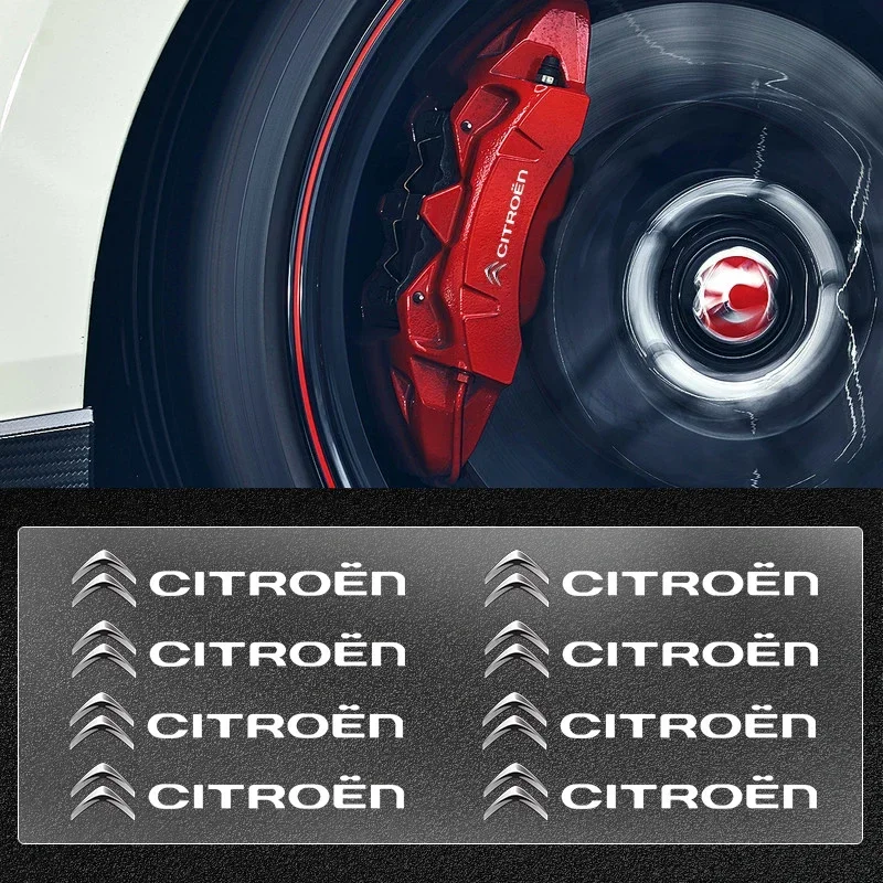 

Car Brake Caliper Badge Sticker Interior Decoration Auto Accessories For Citroen C1 C2 C3 C4 C5 C6 C8 C4L DS3 DS4 DS5LS DS6