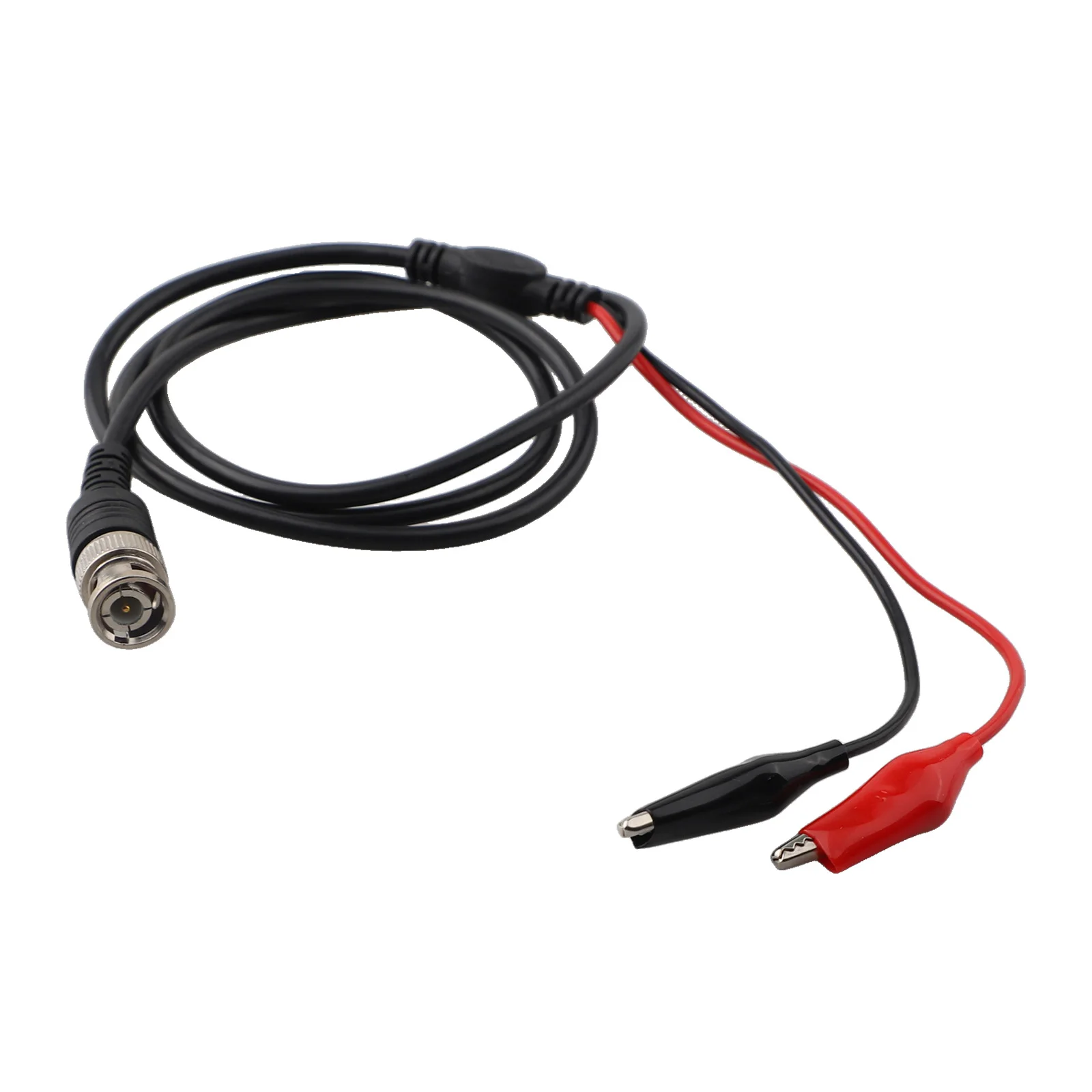 BNC To Crocodile Clip Leads Cable Length 970 20mm BNC Test Leads Cable Length 970 20mm Nickel-plated Brass Conductors