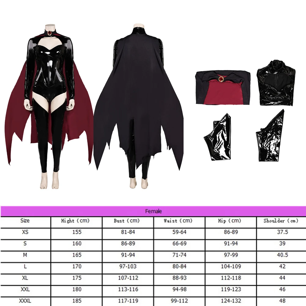 Madely Cosplay Pryor Cos Storm Kostuum Outfits Halloween Carnaval Pak X-Mannen Volwassen Fantasia Rollenspel Outfits