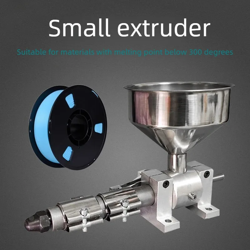 Small Extruder Micro Waste Plastic Extruder Compound Powder 3D Printing Line Single Screw Extrusion Machine