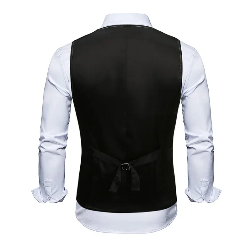 European Size Green Men Sequins Suit Vest, Silver and Red V-neck Sleeveless Waistcoat, Party Stage Performance Vests.