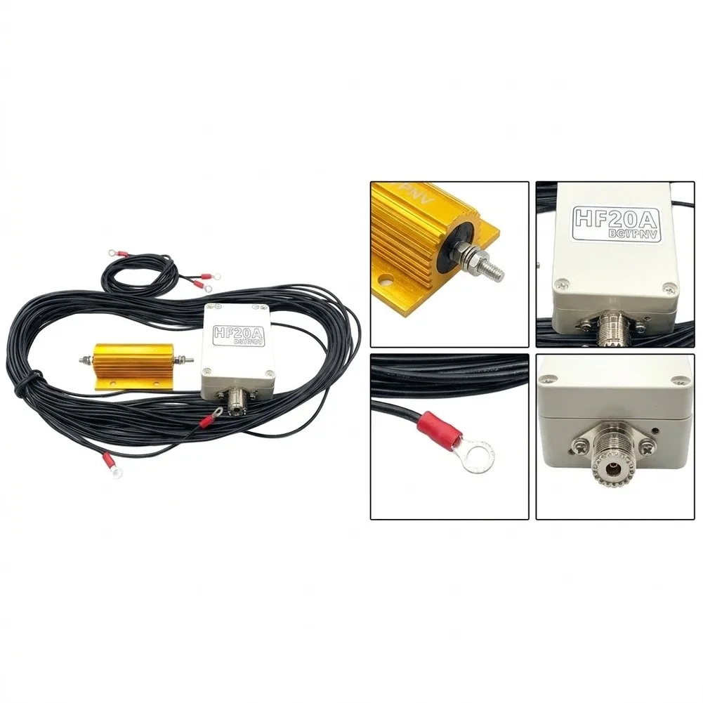 HF20A Shortwave For Antenna for Temporary Base Stations - 20m Radiator Length - 1-1.5mm Copper Core - ABS Black