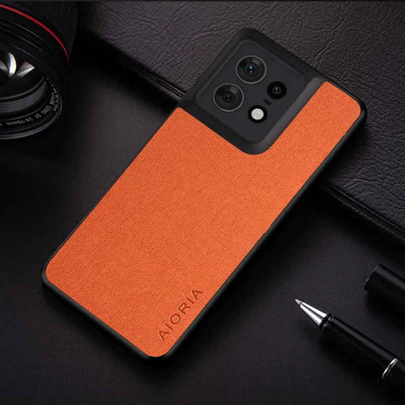Case For Motorola Edge 50 Ultra Pro Fusion Neo funda business style durable textile leather cover for Moto Edge 50 Ultra coque