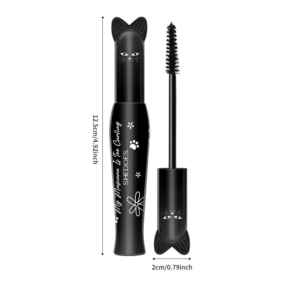 黒色の防水・防汗・濃密で細長いカールを実現する、にじまないマスカラ