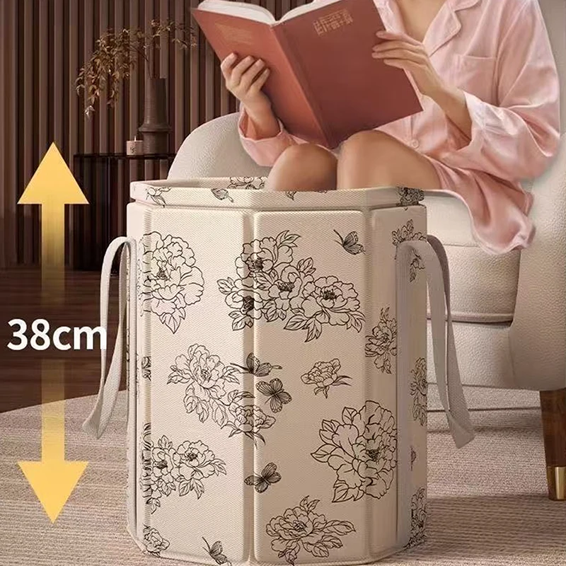 Foot Bath Bag On Calf, Foldable Foot Bath Tub, Portable Home Bedroom, Winter Foot Bath Tub, Foot Soaking Tub, Insulation, Trave