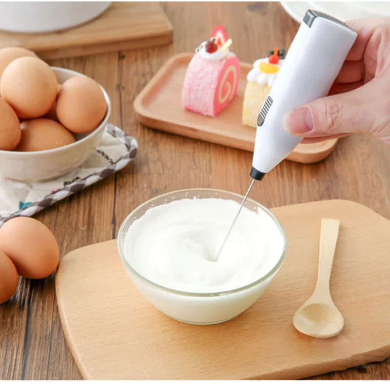 Wireless Electric Blender Milk Foamer Coffee Whisk Mixer Egg Beater Mini Frother Handle Stirrer Baking Tools