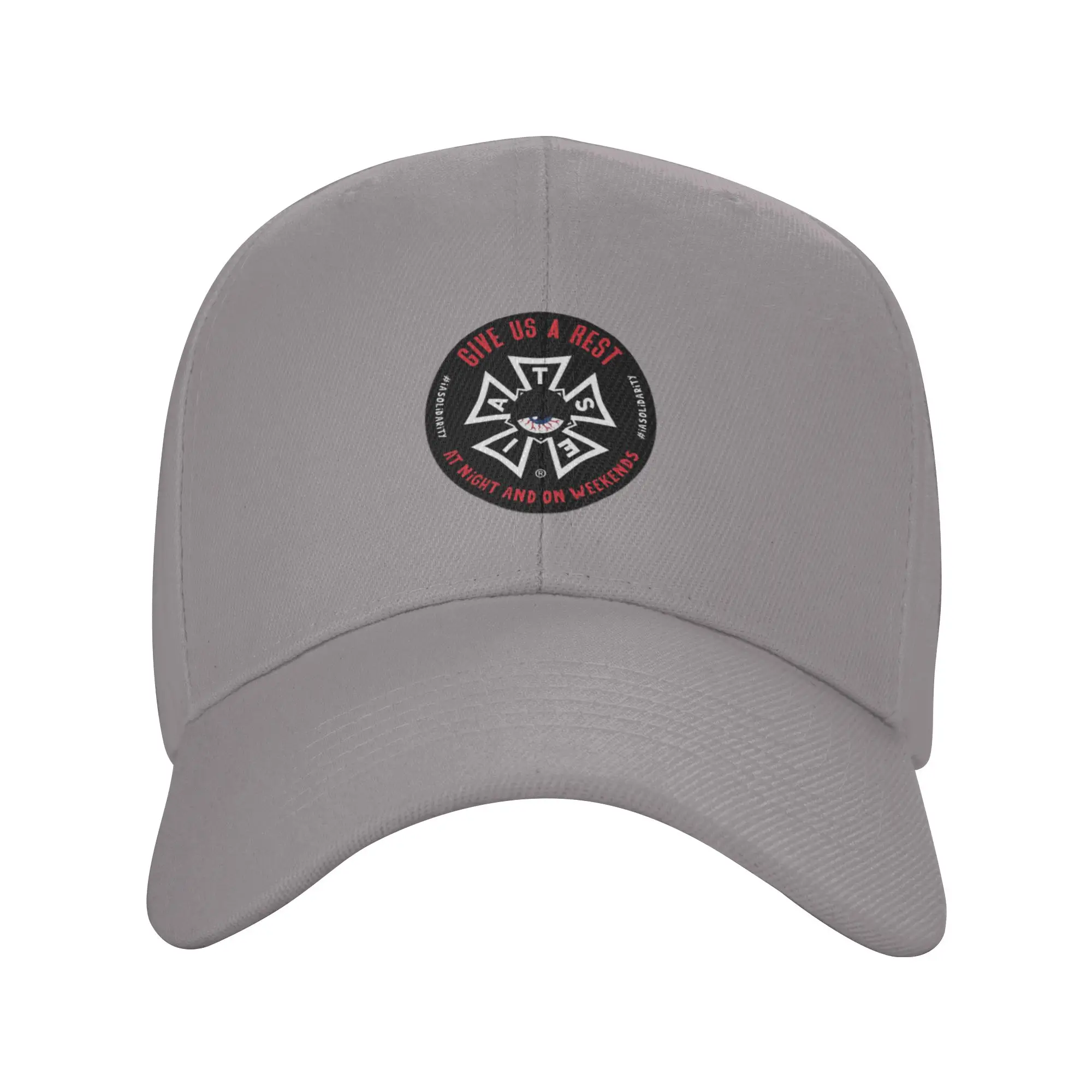 IATSE Give Us A Rest At Night And On Weekends Trendy Baseball Cap Beach Vacation Inner Sweatband Casual Hat