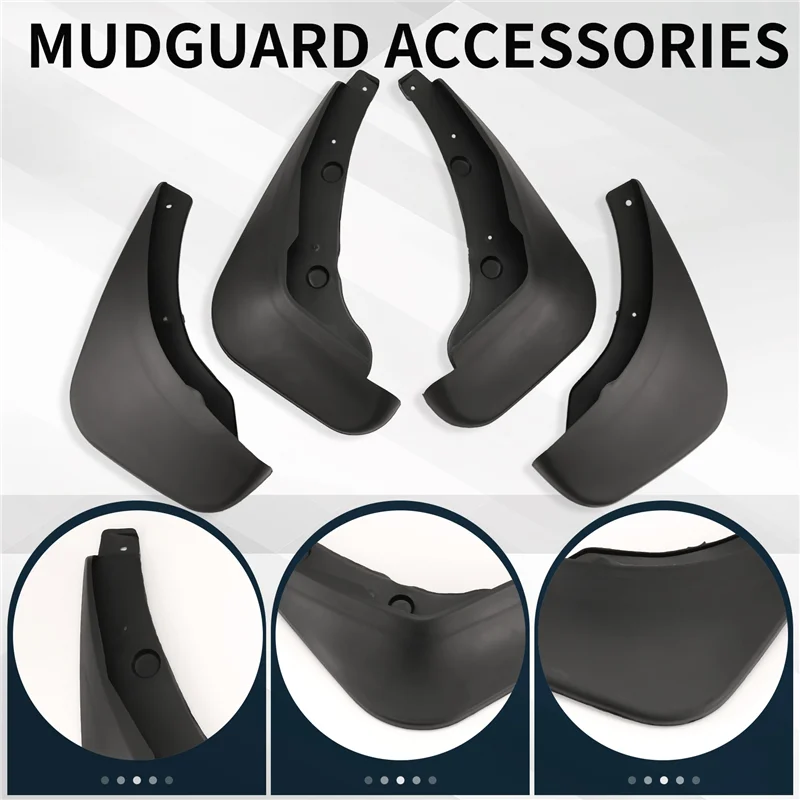 ABHX-4PCS Schmutzfänger für Mazda 2 2007–2012, Kotflügel, Schmutzfänger, Spritzschutz, Kotflügel, Zubehör