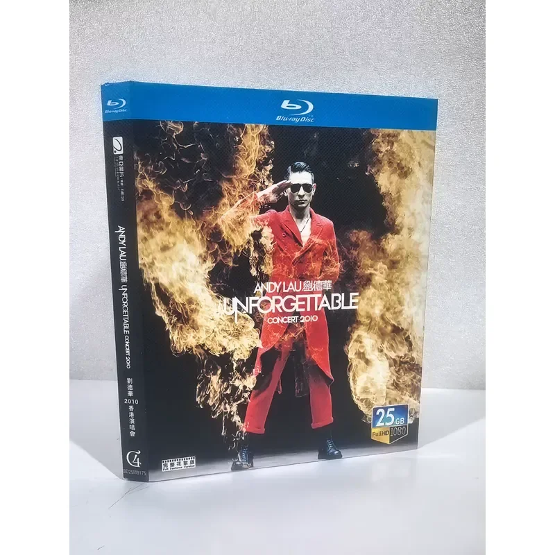 Blu-ray Andy Lau Unforgettable Concert Live Performance Music Video Collection