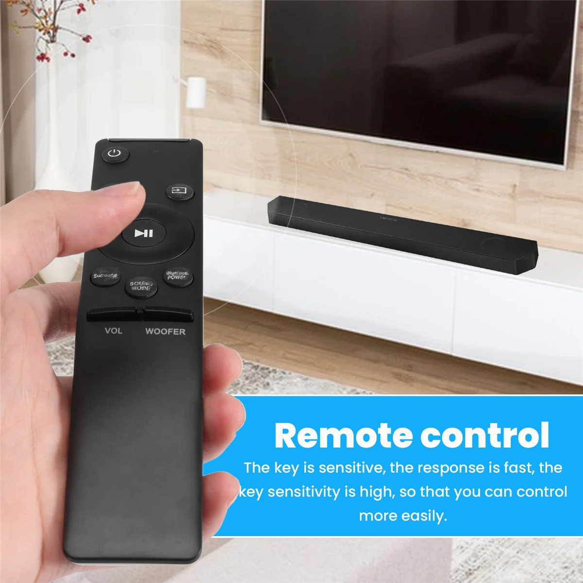 A88M Ah59-02758A Reemplace el control remoto para Samsung Soundbar Hw-M450 Hw-M550 Hw-M430