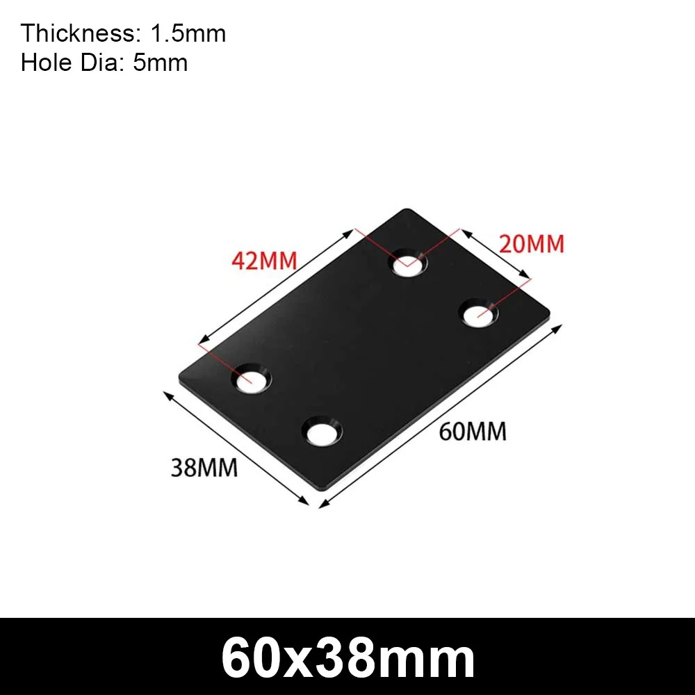 1Pcs Durable 90 Degree Angle Bracket Stainless Steel L-shaped Corner Stand Holes Fixed Mending Plate Furniture Hardware